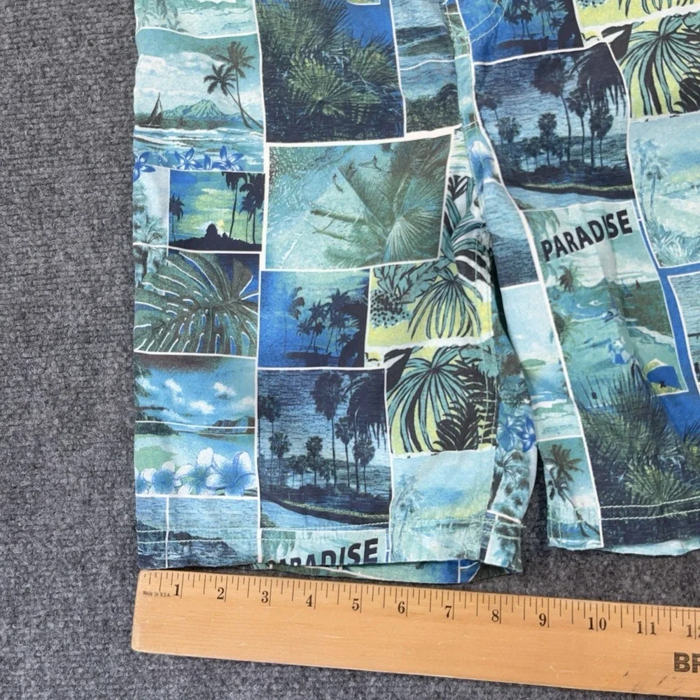 Tommy Bahama Relax Men M Swim Trunks Graphic Print Beach Bathing Suit Mesh Lined